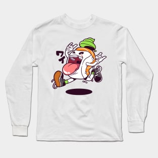 Sushi jump (Salmon) Long Sleeve T-Shirt